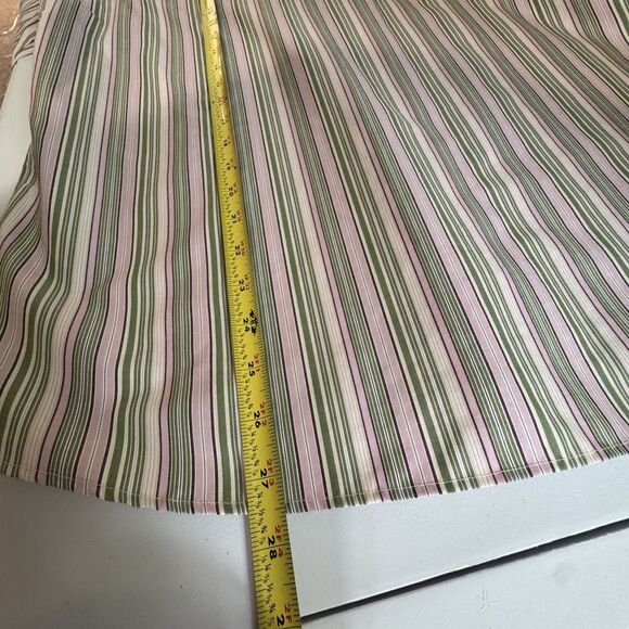 Lot Of 2 — Eddie Bauer Button Up Shirts Women XXL Wrinkle Free Cotton Pink Green - Picture 16 of 16